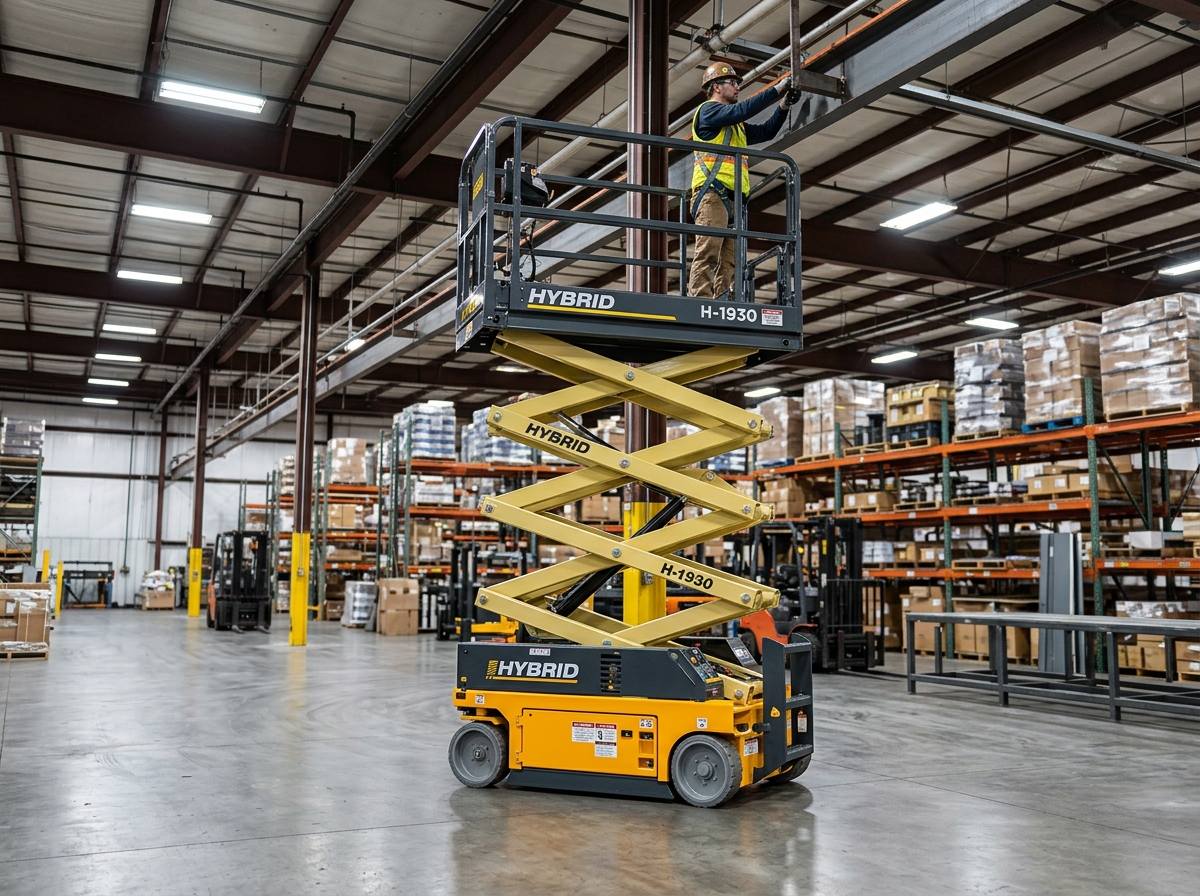 Electric and rough terrain scissor lift equipment in New York